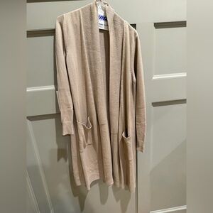 Splendid tan cardigan/duster